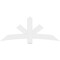 Ekena Millwork Alberta Architectural Grade PVC Gable Bracket, 72"W x 30"H x 2"D x 6"F, 10/12 Pitch GBP072X30X0206ALB00 - alternate 4